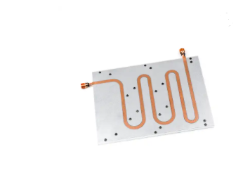 bloque frío Flatted del disipador de calor del tubo del cobre del CNC de la placa de 350m m