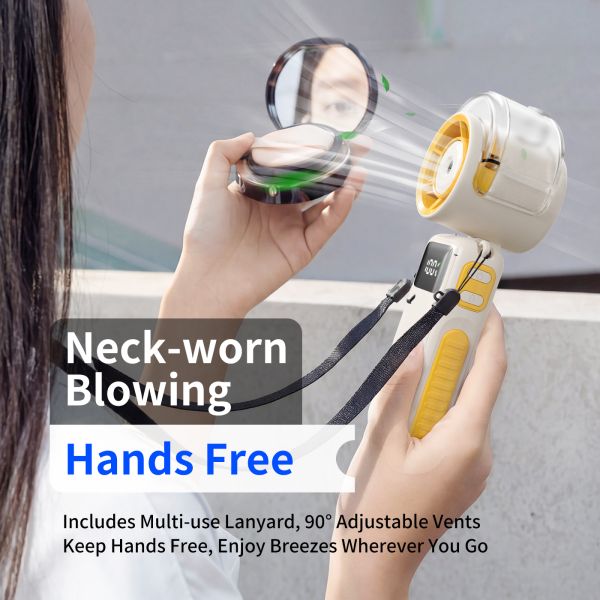 Handheld Electric Fan P7 High-Speed Neck Hanging Fans