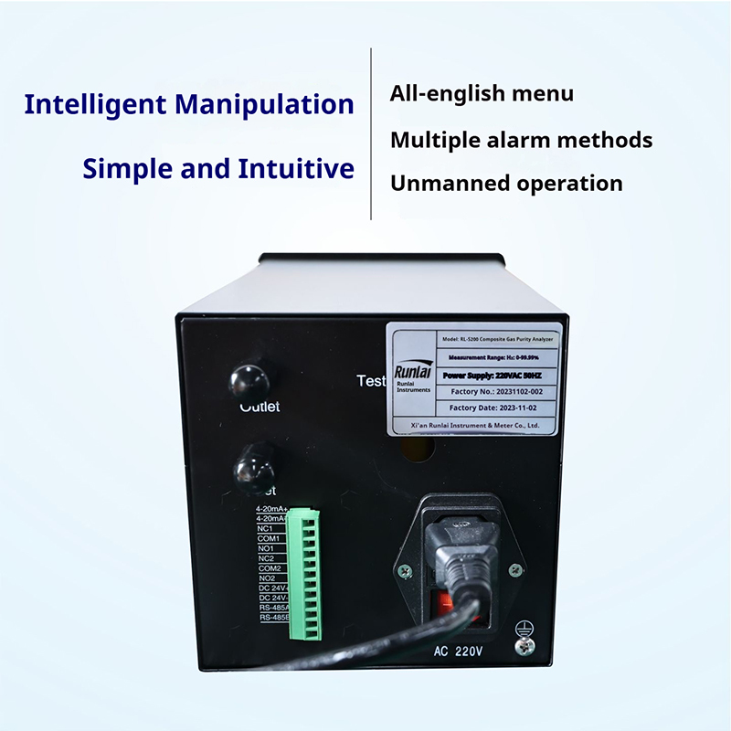 H2 Hydrogen Gas Detector Fast Response Customizable Industrial Gas Meter