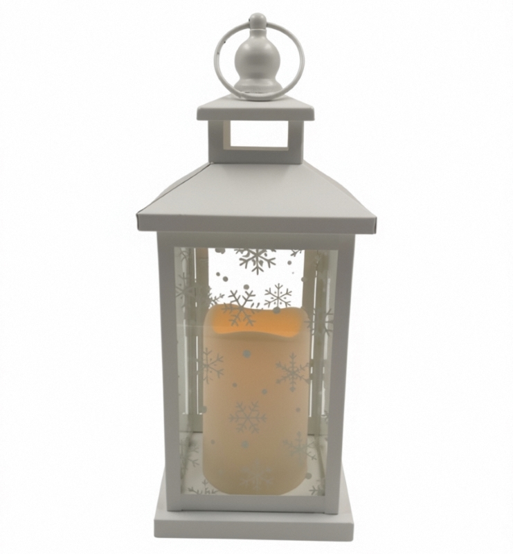 Customizable Metal Lantern Featuring Adjustable Width Suitable for Ambient Lighting in Restaurants and Bars