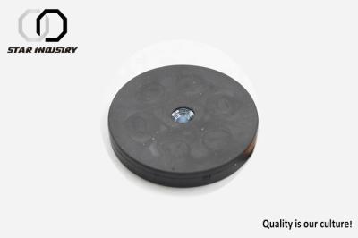 Taxi Roof LED Light Magnets , Neodymium Round Rubber Pot Magnet