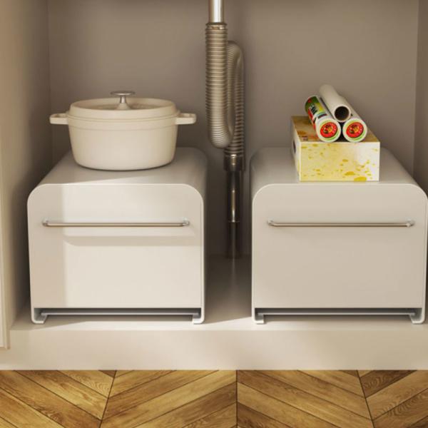 Kitchen Cabinet Spice Jar Storage Rack Pull Out Mesa Bedroom Drawer Cosmetic Organize Box With Handle Coffee Capsule Mug Locker