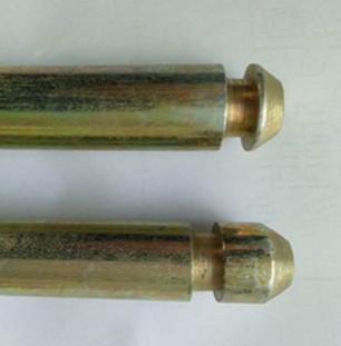 Galvanized Full Hollow Axle With Closed End Wheelie Bin Spare Parts