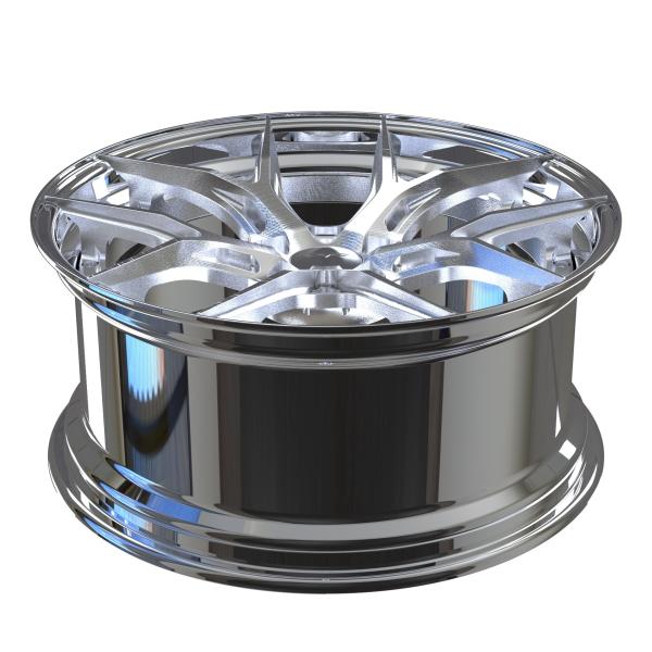 As 2 partes polonesa forjaram bordas Taggered 19 21 polegadas de 5x112 cabido a Audi RS5