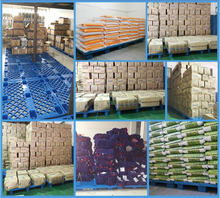 Голубой материал HDPE LLDPE гнездясь плоские пластиковые паллеты подгонял