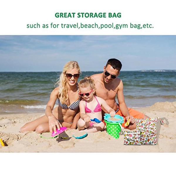 Dad Luxury Diaper Bags Organizer Reusable Hanging Wet Dry Summer For Swimming Beach