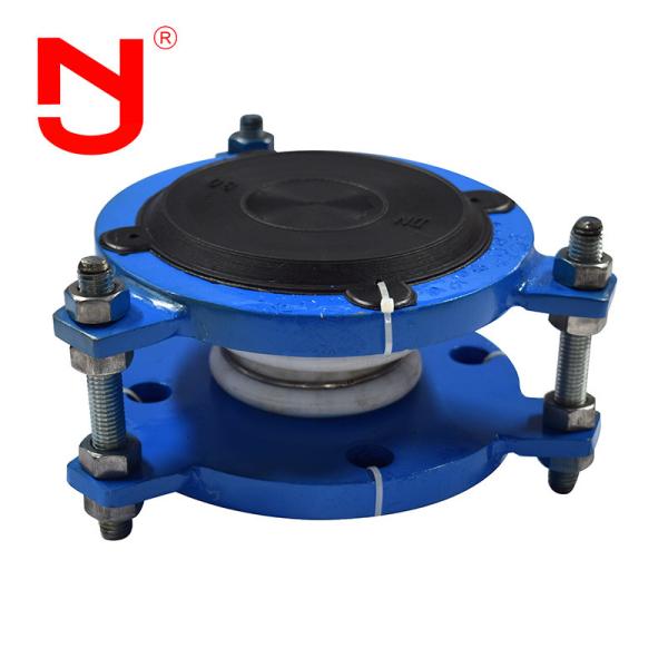 150 Psi Galvanizado PTFE Bellows Conector de Expansão Excelente Resistência Química Flange de Aço de Carbono