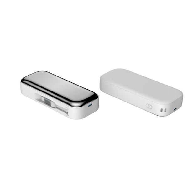 Multi Device Power Bank Fast Charging Powerbank 10000mAh With Retractable Type C Cable