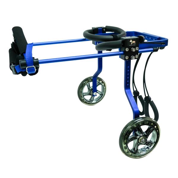 Blue Hind Leg Pet Dog Wheelchair With Mute PU Wheels Lightweight