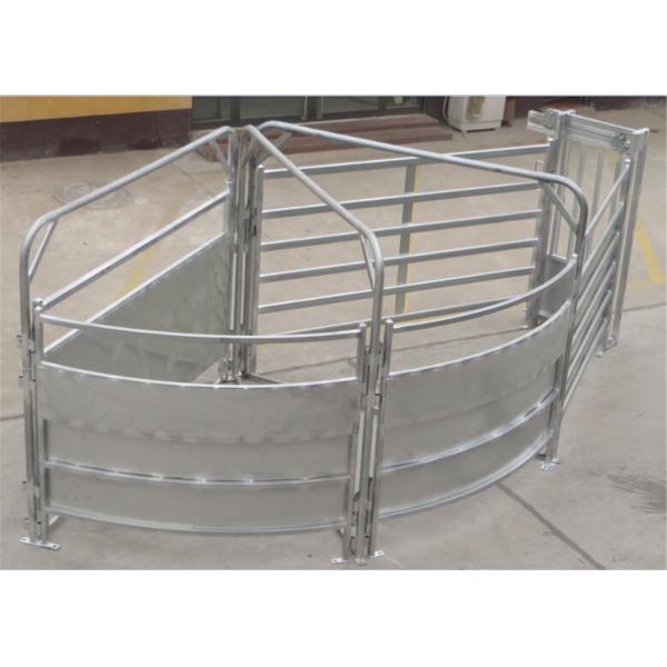 Horse and Sheep Yard Panels for Sale 1.8m x 2.1m 6 Horizontal Rails Oval tube 115x42mm