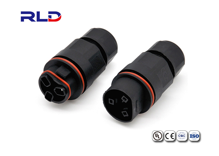 Прямо 2 3 соединитель электрического провода Pin IP67 IP68 10mm