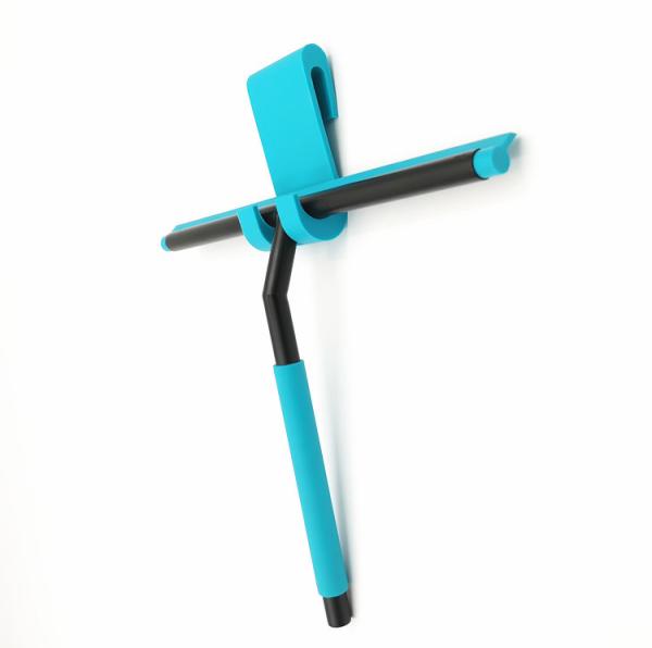 Blue  Stainless Steel Window Squeegee /  Convenience Window Wiper Squeegee