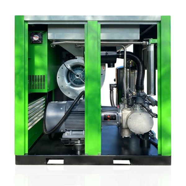 A água silenciosa de 30 compressores livres variáveis do parafuso do óleo da velocidade de HP 22KW injetou