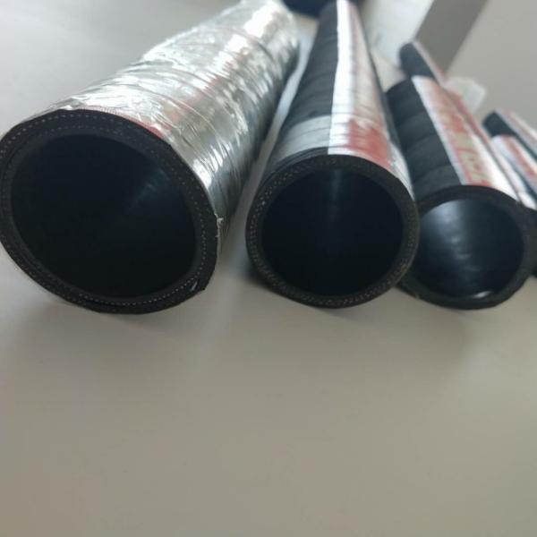 Diesel Oil Rubber Hose 38mm Fuel Suction Hose With Helix Steel Wire Synethic Rubber