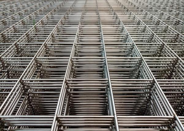 Stainless Steel Welded Wire Mesh Panel 1 X 1 12 Gauge Silver Color