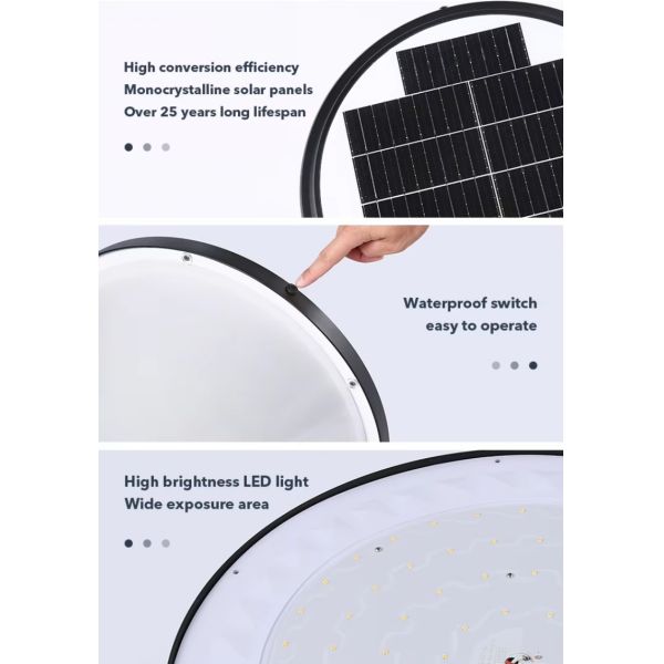 IP65 Waterproof Solar Landscape Garden Lights Energy Saving LED Outdoor Yard Decor Lighting