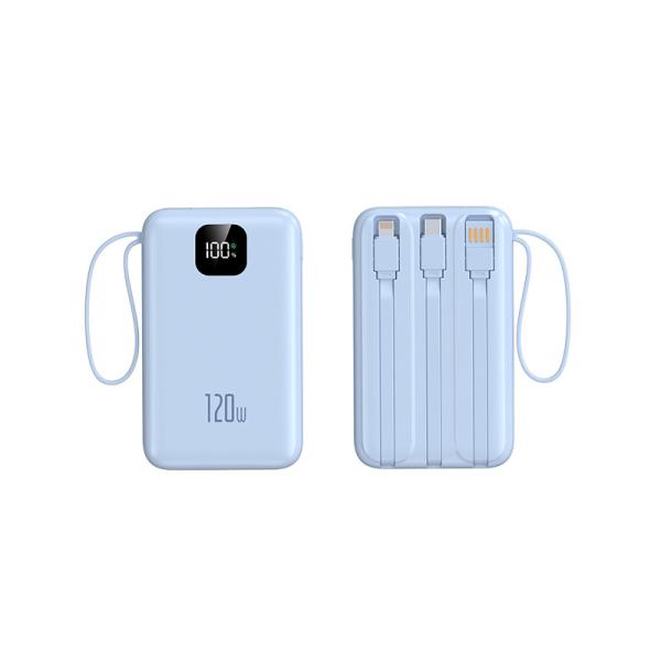 Durable 4 In1 Built In Cables 10000mAh Power Bank with Universal Socket Standard