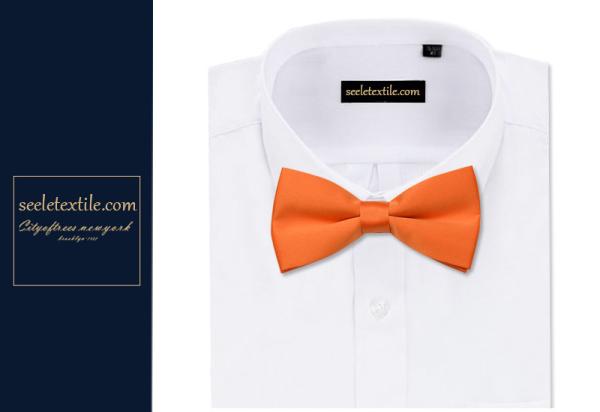 Party Woven Fashion 100% Silk Skinny Pink Bow Tie Men  with Custom