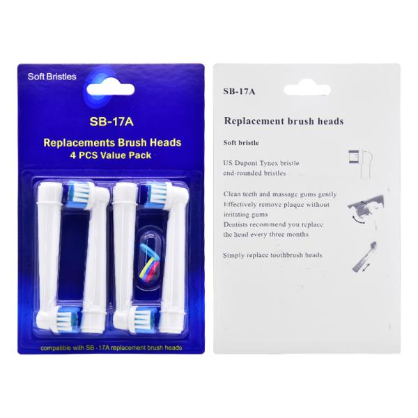 Sb17A Dental Care Oral Replacement Electric Tooth Brush Heads Effective Cleaning