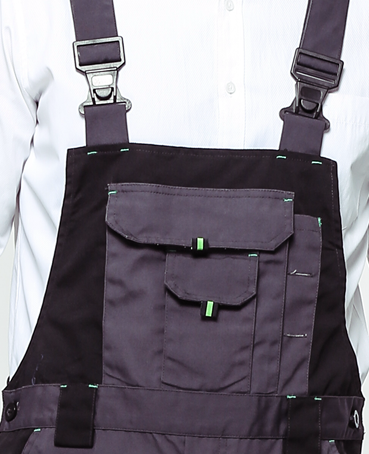 Удобные брюки Биб зимы, срывают устойчивый Биб и связывают прозодежды с отражательной лентой