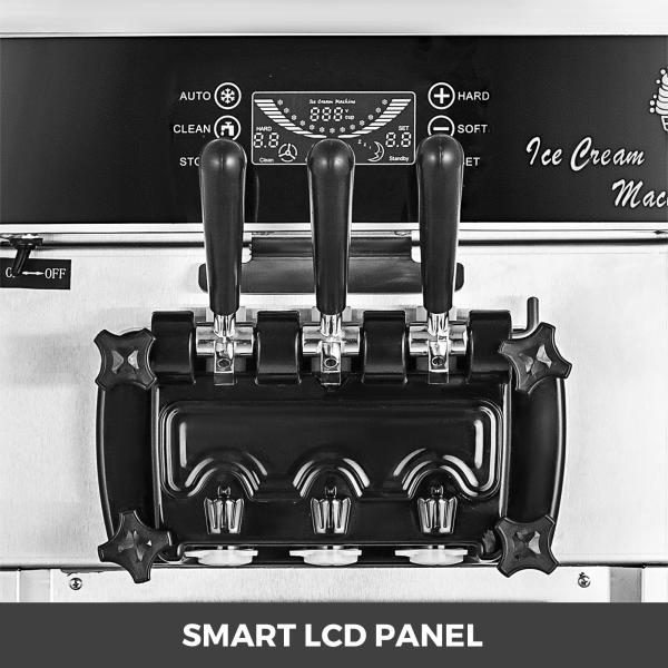 Estrutura de aço inoxidável comercial portátil da máquina 110V do gelado