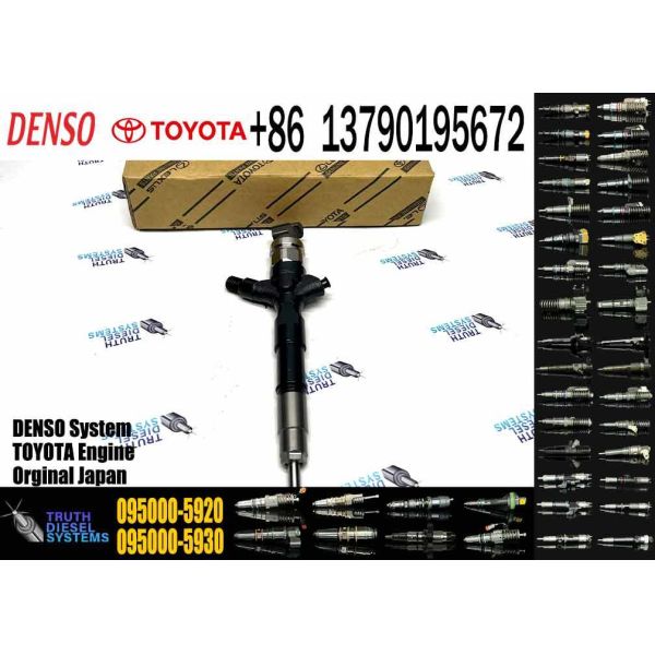 In Stock 095000-5920 23670-0L020 23670-09070 Fuel Injector Assembly for Hilux 3.0L D 1KD Diesel New Condition Engine Code 2KD