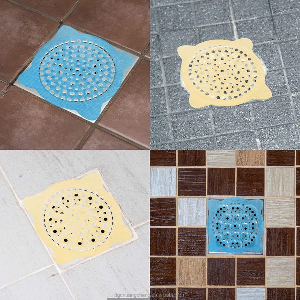 30-Piece Disposable Shower Bathtub Hair Catcher Membrane Fabric Fiberglass Shower Drain Stickers Pack of Membrane Fabric Mesh
