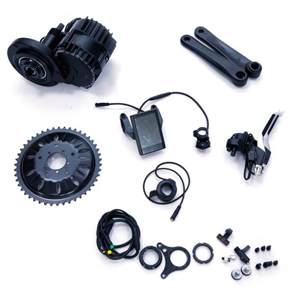 48v 1000w Electric Bike Mid Motor Chain Wheel 46T BB 68mm /100mm , Mid Drive Motor Kit