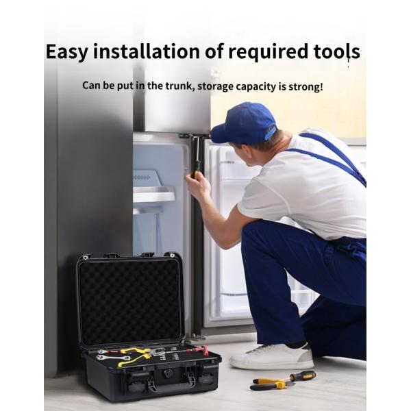 IP67 impermeable Hard Plastic Instrument Carry Tool Case Color personalizado aceptable personalizable para equipos eléctricos