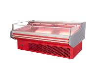 Green Health Commercial Butcher Meat Display Frigorífico com Frzzer de Porta Ajustável