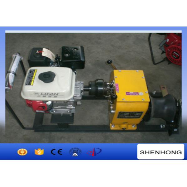5.5HP Fast Speed Gas Engine Powered Winch 30KN Capacity 840×600×500 mm