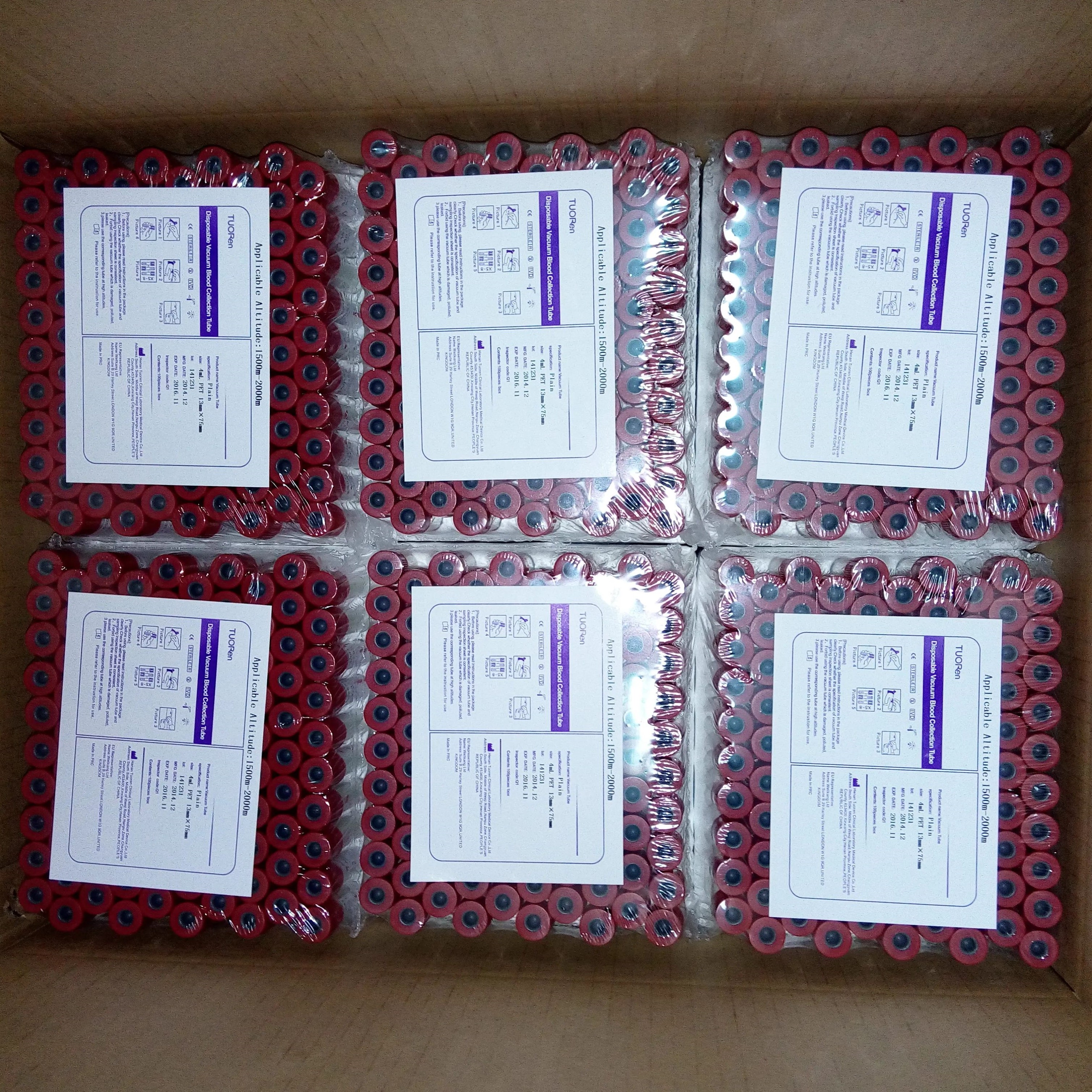 Best Price Vacuum Tube Supplier EDTA &NaF Glucose Tube Blood Collection Tube