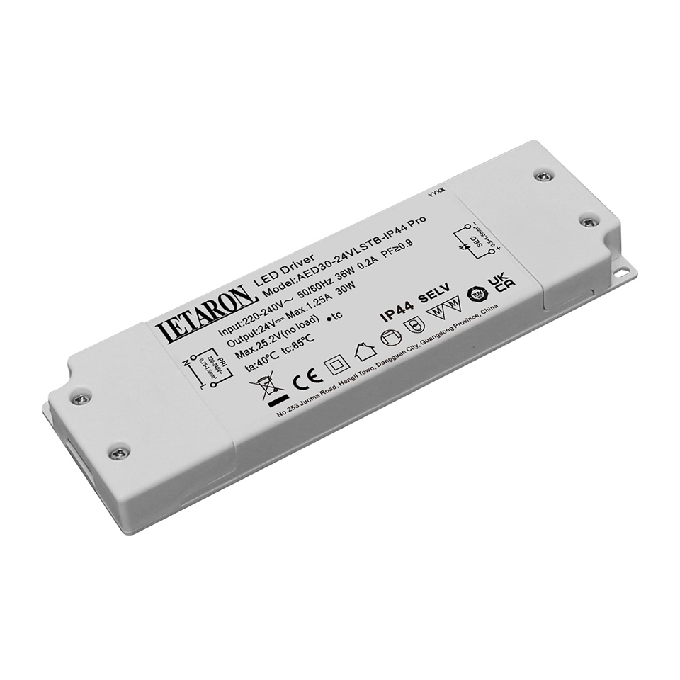 IP44 EU Ultra-Thin Conventional Low Voltage 30W Letaron LED Driver Power Supply