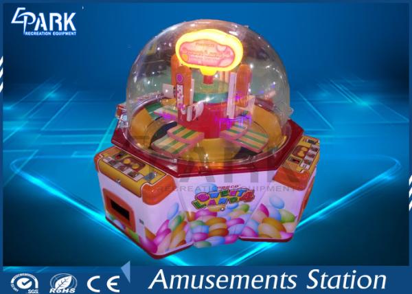 Sweet Land Candy Claw Machine / Coin Operated Game Machines For Children Amusement Park