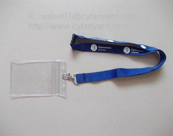 Printed neck lanyards for id cards, id badge lanyards wholesale,