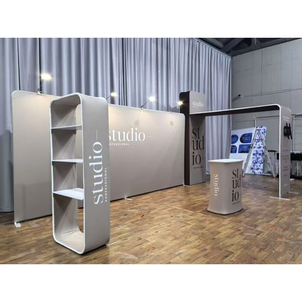 3x6m Trade Show Booth Portable Photo Booth Backwall Fabric Display Kit