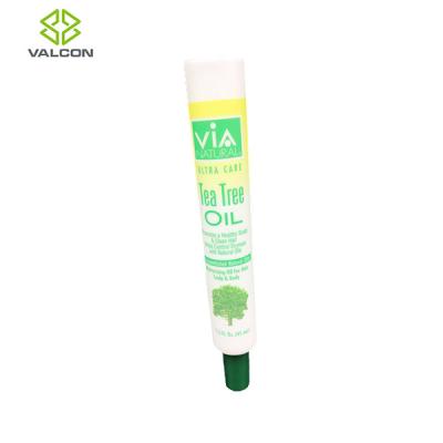 Round PE Shampoo Tube Packaging , Silk Screen Printing Plastic Squeeze Tubes