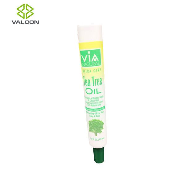 Round PE Shampoo Tube Packaging , Silk Screen Printing Plastic Squeeze Tubes