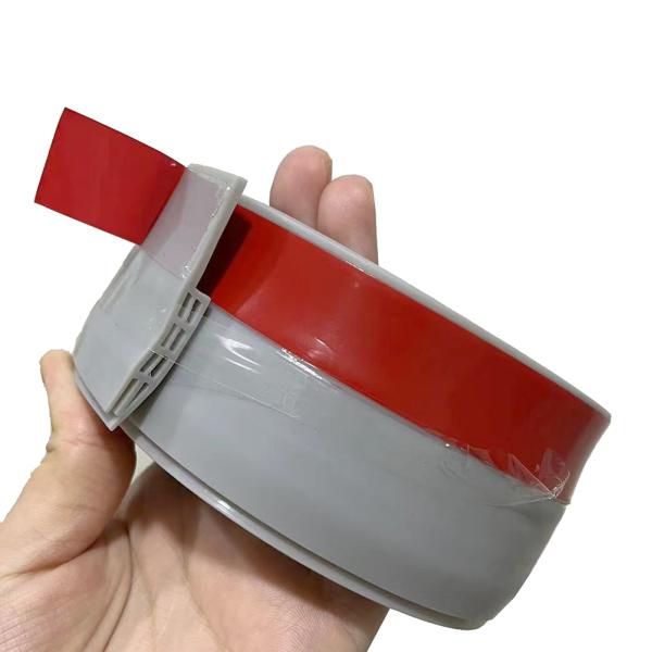 Interior Wooden Doors Seal Strip Door Sweep Draft Stopper with Adhesive Tape Extrusion