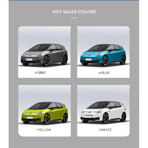 150km/H Volkswagen ID3 EV VW Electric Car Long Range 450km