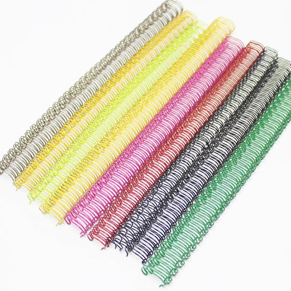 Fio gêmeo O Ring Book Metal Binding Coil do laço 0.8mm grossos
