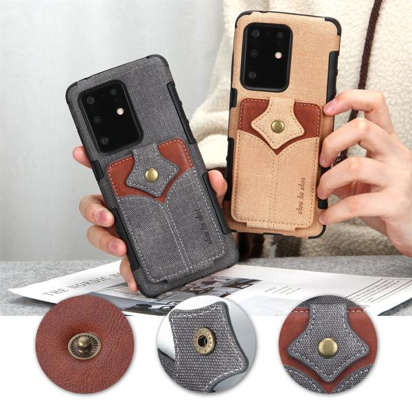 Случай телефона роскошных неподдельных случаев Samsung защитных многофункциональный кожаный