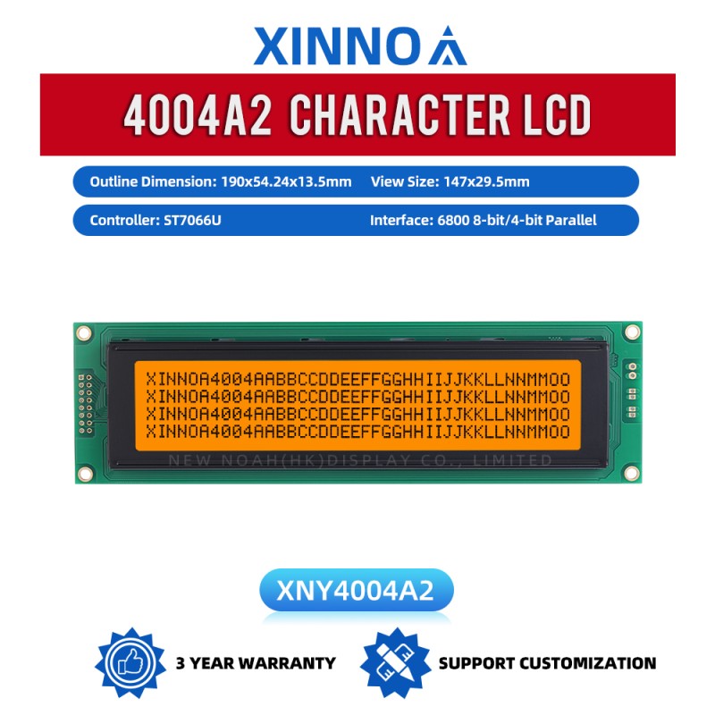 Blue Film White Letters 4004A2 ST7066U With LED Backlight Display Screen 4004 Character LCD Module Display 