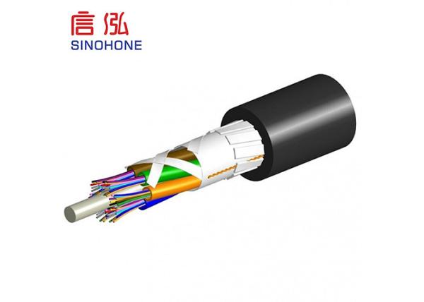 Flexible Air Blown Fiber Optic Cable Duct ABF With HDPE Sheath High Stability