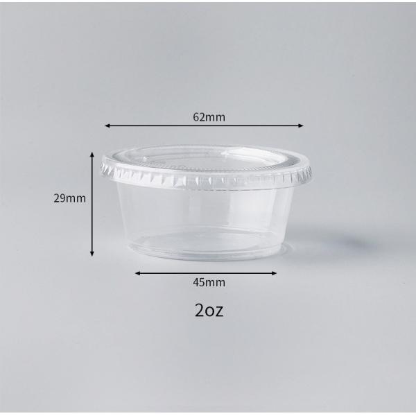 2oz/2.5oz/3.25oz/4oz Plastic Cup Disposable Plastic Container with Customized Request