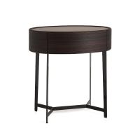 Les meubles modernes de chambre à coucher d'hôtel de table de chevet de style ont placé antirouille
