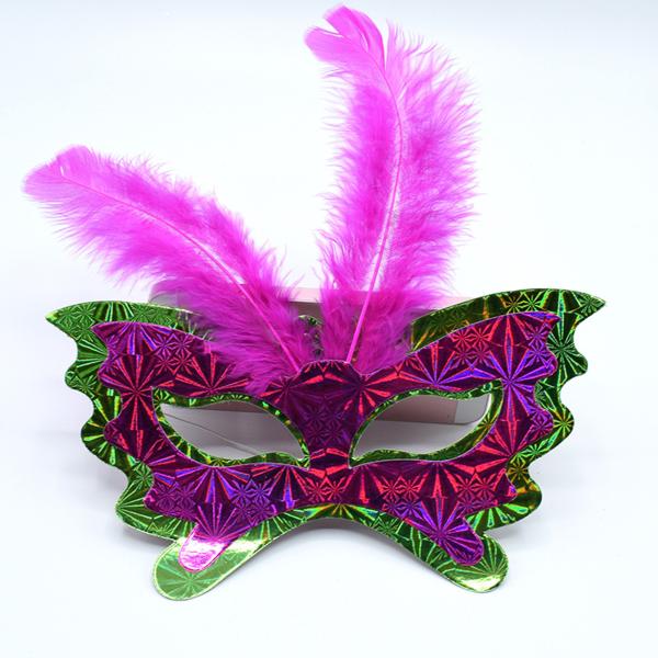 Women Festival Party Decorations Paper Handicraft Masks 350gsm CCNB Material