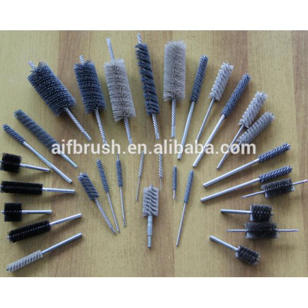 Round Head Carbon Steel Galvanized Deburring Internal Brushes