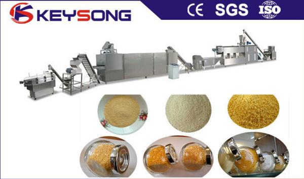 380 / 220v Bread Crumbing Machine , Breadcrumbs Industrial Food Processing Equipment