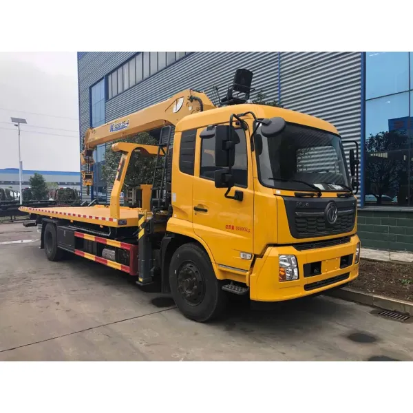 4*2 Dongfeng 8 Ton Truck Crane Knuckle Crane Truck For Construction Work